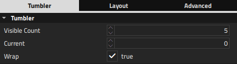"Tumbler properties"
